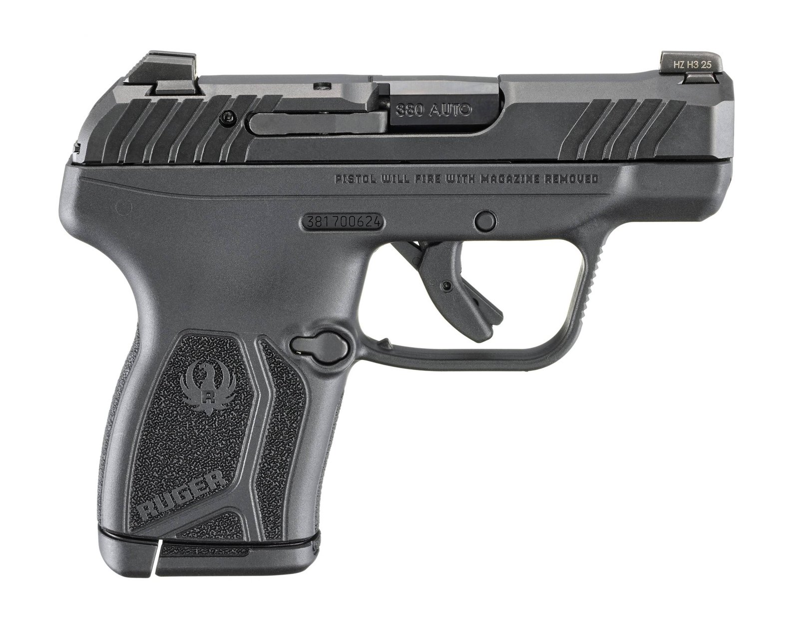 RUGER LCP MAX 380ACP BLK NIT 10+1