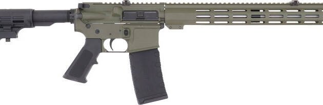 GLFA AR15 RIFLE 223 WYLDE - 16" S/S BBL OD GREEN