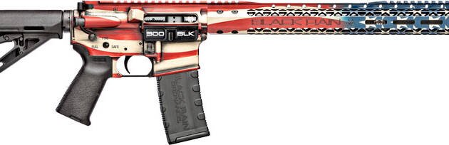 BLACK RAIN SPEC+ PATRIOT RIFLE - 300BLK 16" AMERICAN FLAG 30RD