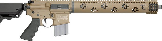 RRA LAR15 PREDATOR2 223 WYLDE - 6 POS STK 16" BBL ROCKOTE TAN