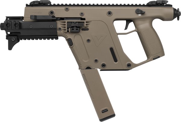 KRISS VECTOR SDP-E G2 10MM - 6.5" THREADED W/RAIL 33RD FDE