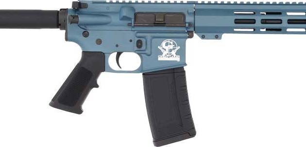 GLFA AR15 PISTOL 223 WYLDE - 7.5" NITRIDE BARREL BLUE