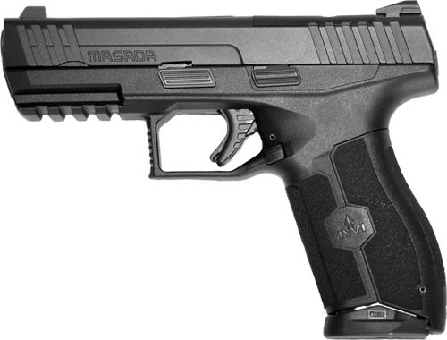 IWI MASADA 9MM 4.1" 3-DOT - OPTICS READY 2-17RD MAG BLACK - Image 2
