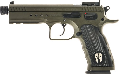 TANFOGLIO TACTICAL PRO 9MM - 4.9" 17/20RD STEEL THREADED - Image 2