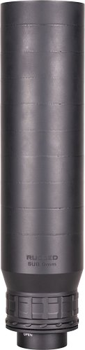 RUGGED SUPPRESSORS SUB 9 - 9MM HUB W/ RU3 LUG MOUNT BLACK