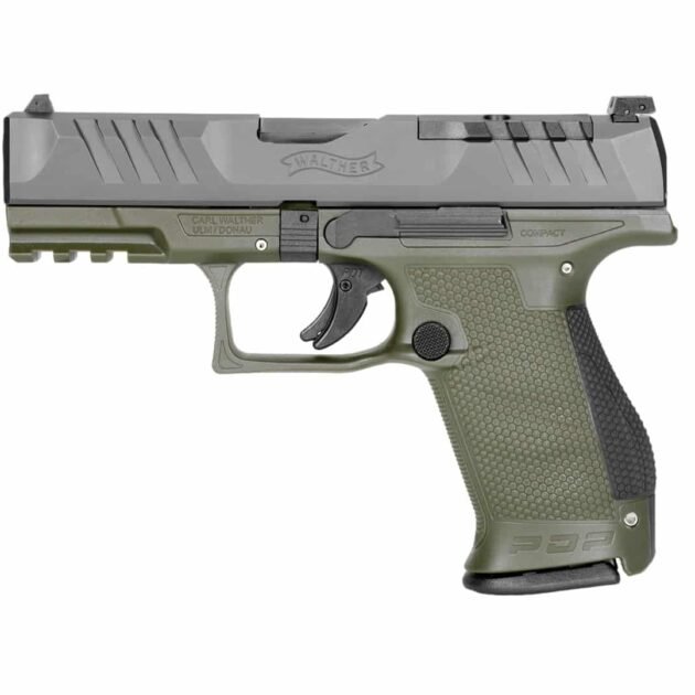 WALTHER ARMS PDP 9MM CPT 4" BLK/GRN OR 10+1