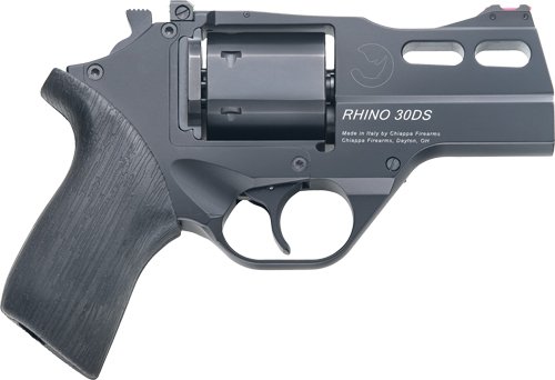 CHIAPPA RHINO 30SA 357MAG - 3" ADJ. SIGHT BLACK/RUBBER