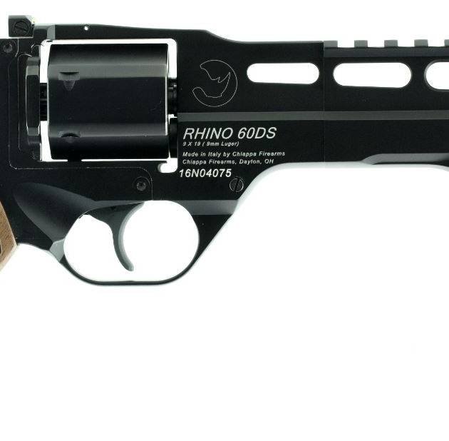 CHIAPPA FIREARMS RHINO 60DS 9MM 6" BLK ADJ