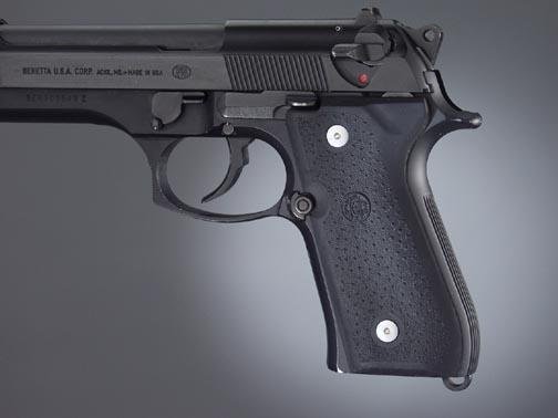 Hogue Beretta Grips 92/96 Series Rubber Grips Panels