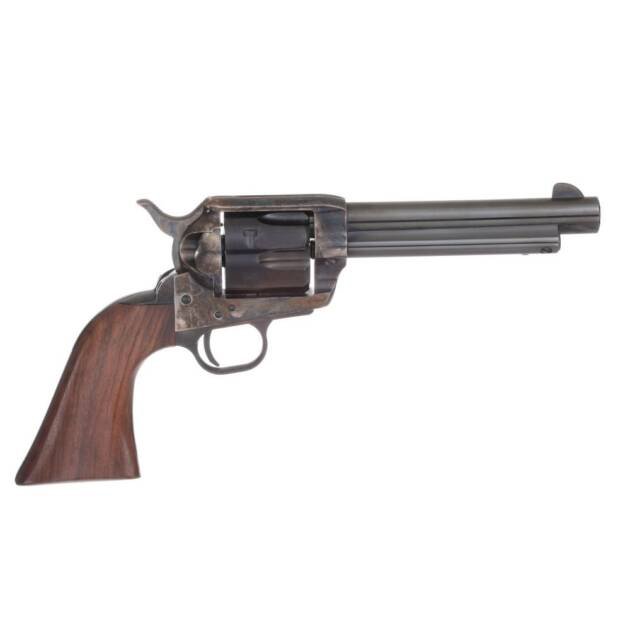 Taylors & Company 1873 SA Army Grip Handgun .357 Mag 6rd Capacity 5.5" Barrel Black with Walnut Grip