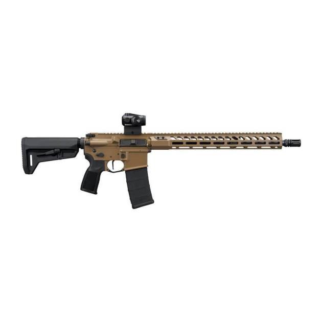 Sig Sauer M400 Forge FDE Rifle 5.56 NATO 30rd Magazine 16" Barrel ROMEO-MSR GEN II Adjustable Stock M-LOK Handguard
