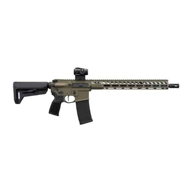 Sig Sauer  M400 Forge Moos Green Rifle 5.56 NATO 30rd Magazine 16" Barrel ROMEO-MSR GEN II Adjustable Stock M-LOK Handguard