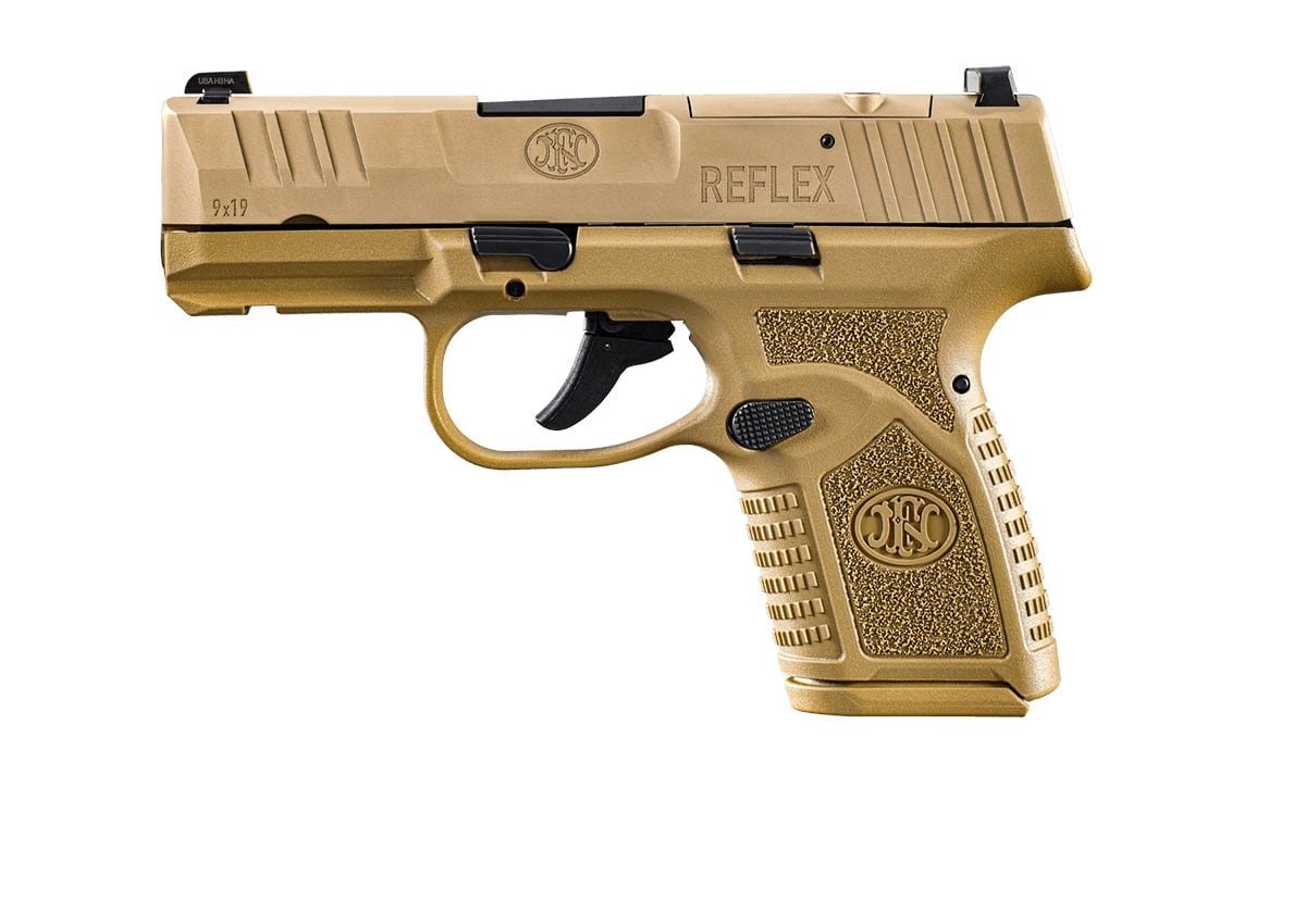 FN REFLEX 9MM FDE 10+1 MRD NMS