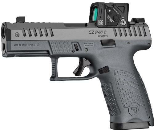 CZ P-10 C OR PORTED 9MM 4" FS - 10RD BLACK WITH COA