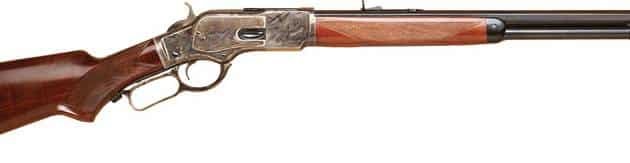 CIMARRON 1873 DELUXE 32-20 - 20" OCT. CC/BLUED PISTOL GRIP