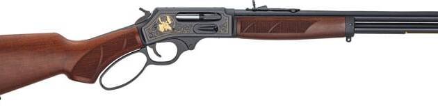 HENRY H10 WILDLIFE SIDE GATE - 45-70 18.43" BLUED WALNUT LL