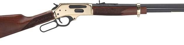 HENRY H24 SIGNATURE RIFLE - 35 REM 20" BRASS WALNUT
