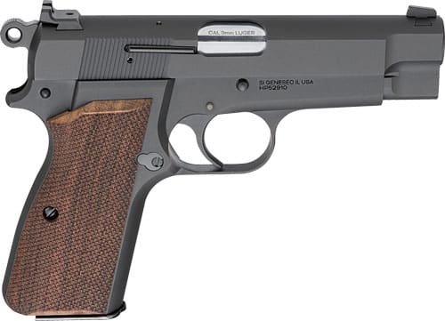 SPRINGFIELD SA-35 9MM 4" 15RD - MATTE BLUED/WALNUT