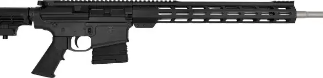 GLFA AR10 RIFLE 6.5CM 20" S/S - BBL W/5R RIFLING 10-SHOT BLACK