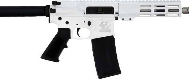GLFA AR15 PISTOL 223 WYLDE - 7.5" STAINLESS BBL WHITE
