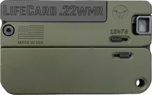 TRAILBLAZER LIFECARD 22WMR - SINGLE SHOT OLIVE DRAB GREEN