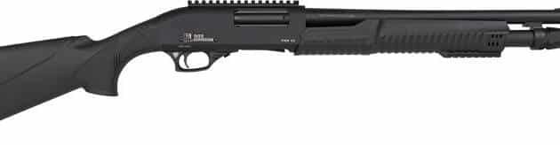 IVER JOHNSON PUMP 12GA 3" 18" - MUZZLE BRAKE BLUED SYNTHETIC