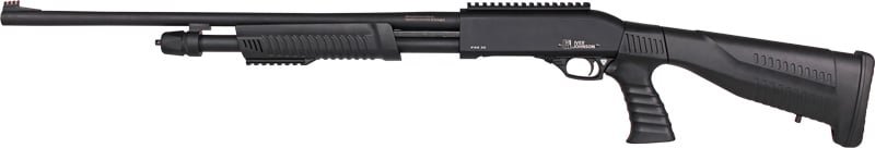 IVER JOHNSON PUMP 20GA 3" - 24" PISTOL GRIP BLACK SYNTH. - Image 2
