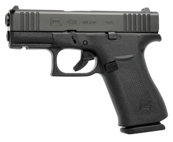GLOCK G43X 9MM BLK 3.39" 10+1 FS FR