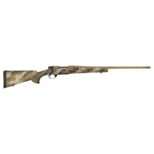 Howa M1500 Fence Line Rifle 22-250 Rem 5rd Capacity 22" Threaded Barrel Scorched Earth Camo Stock