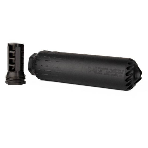 Huxwrx FLOW 762 Ti Suppressor  + Muzzle Break - Black