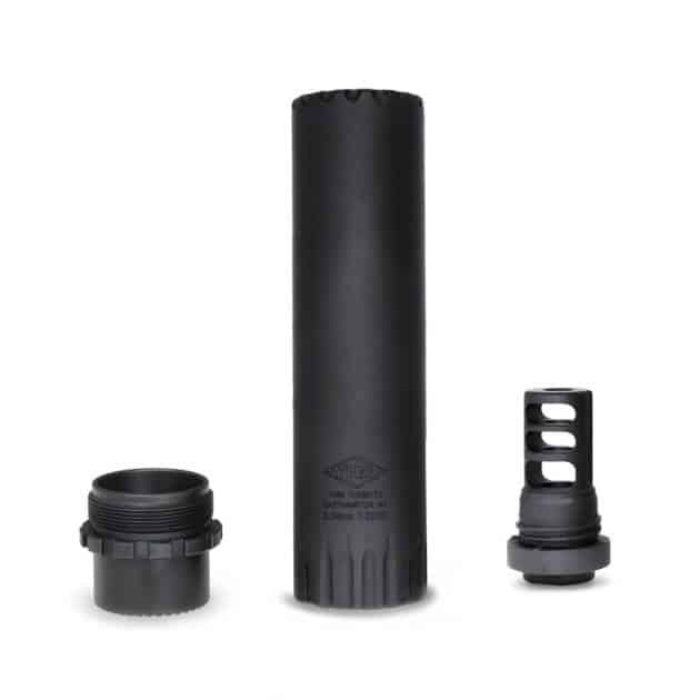 YANKEE HILL MACHINE COMPANY TURBO T3 5.56 1/2-28 SILENCER