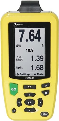 KESTREL KST1000 SHOT TIMER - YELLOW