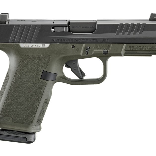 RUGER RXM 9MM BLK/ODG 15+1 4" AS