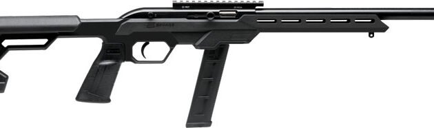 SAVAGE 64 PRECISION 22LR 20RD - 16.5" HB SYNTHETIC CHASSIS BLK