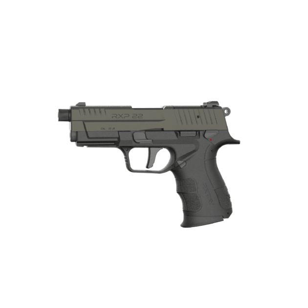 Retay RXP22 Handgun .22 LR 13rd Magazines(2) 4" Threaded Barrel OD Green Slide/Black Frame