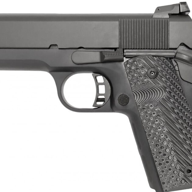 Rock Island Armory 56633 Rock Ultra 1911 CS-L Combo 3.6" 9mm/22TCM 8+1 Black