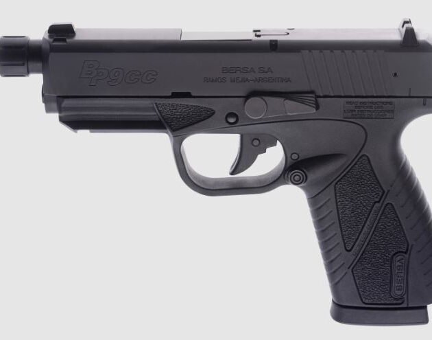 Bersa BP9 Concealed Carry 3.3" Threaded Barrel 8+1 BP9MCCX Black