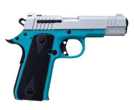 Citadel CIT380TEAL 1911-A1 Baby Citadel .380 ACP 3.75" 7+1 Aztec Teal/Stainless