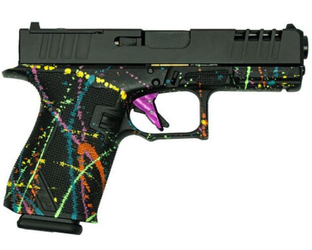 Great Lakes Firearms GL19SBLK Striker 4" 15+1 Splatter Black/Nitride Barrel