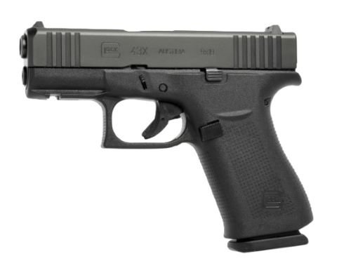 GLOCK 43X 9MM LUGER FS 15-SH - W/ FRONT RAIL BLACK