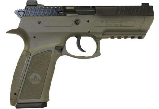 IWI J941PL9OD-II Polymer Jericho 941 Enhanced 9mm 4.4" 16+1 OD Green