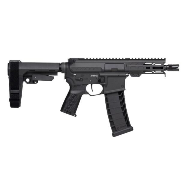 CMMG Banshee MK4 Fixed Ejector Handgun 9mm Luger 30rd Magazine 5'' Barrel RipBrace Armor Black